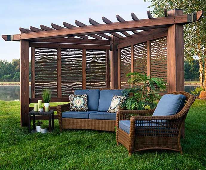 Pérgolas de madera a medida para tu jardín